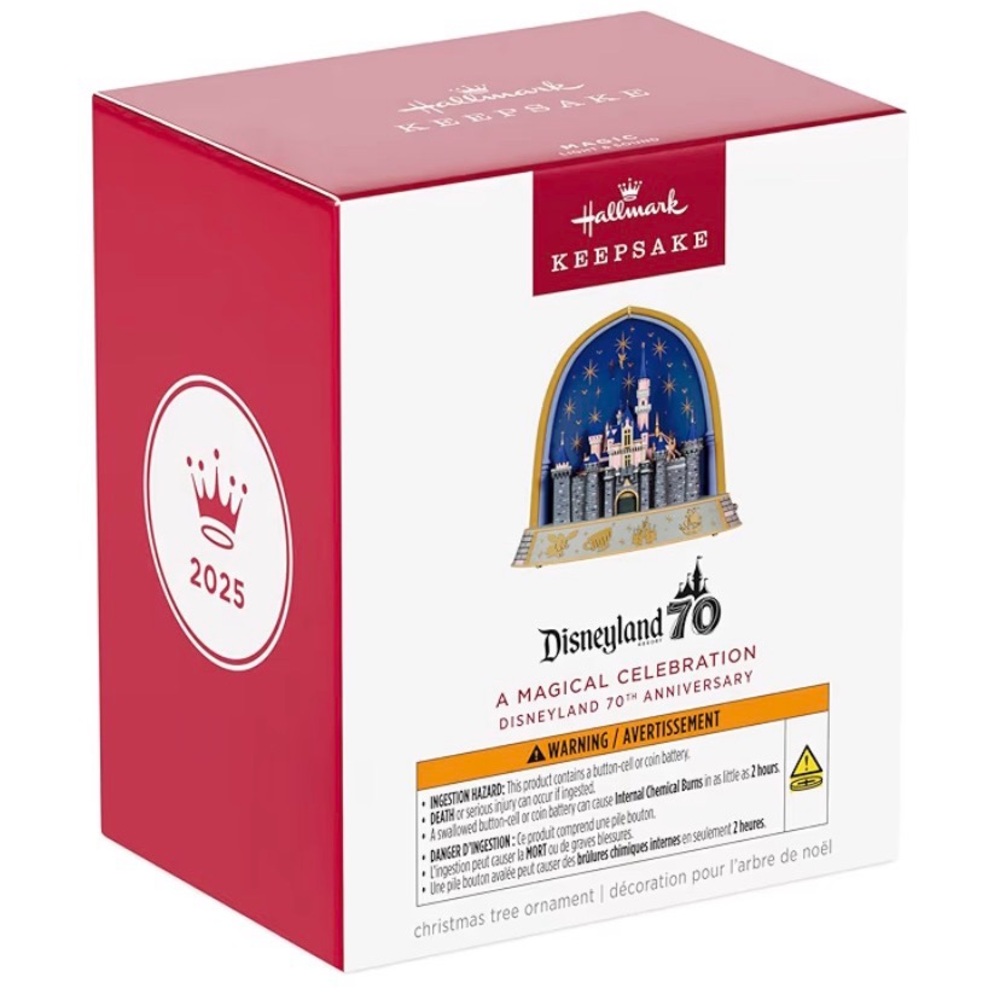 Hallmark Keepsake Disneyland 70th Anniversary Ornament - Lighted & Musical